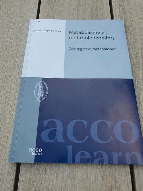 Metabolisme en metabole regeling KUL Acco, Boeken, Schoolboeken, Zo goed als nieuw, Overige vakken, Overige niveaus, Ophalen of Verzenden