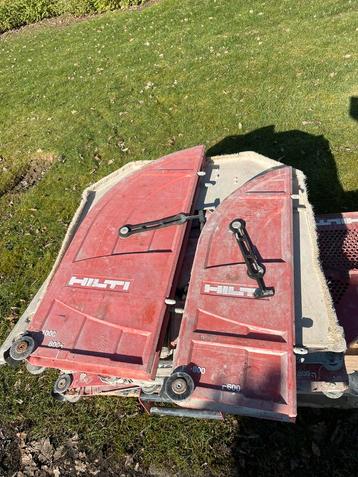 HILTI Wandzaagkappen en wandzaagrails, Doe-het-zelf en Bouw, Gereedschap | Freesmachines, Ophalen, Gebruikt, Hilti, Betonfrees