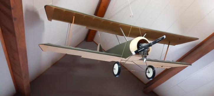 Uniek vintage modelbouwvliegtuig, Hobby en Vrije tijd, Modelbouw | Vliegtuigen en Helikopters, Gebruikt, Vliegtuig, Groter dan 1:72