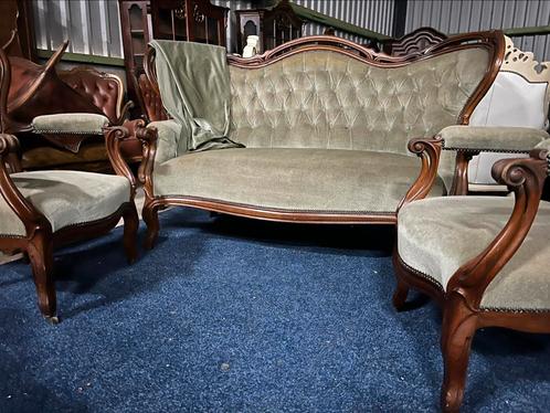 Antiek biedermeier set, Antiek en Kunst, Antiek | Meubels | Stoelen en Sofa's, Ophalen