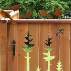 Set van 4 roestige decoratieve vogels | GRATIS LEVERING, Jardin & Terrasse, Statues de jardin, Neuf, VOARGE, -, -