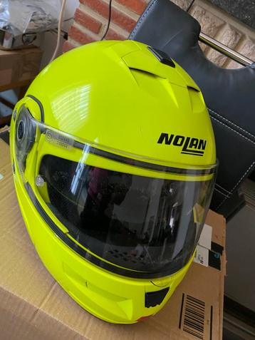 Helm Nolman geel fluo