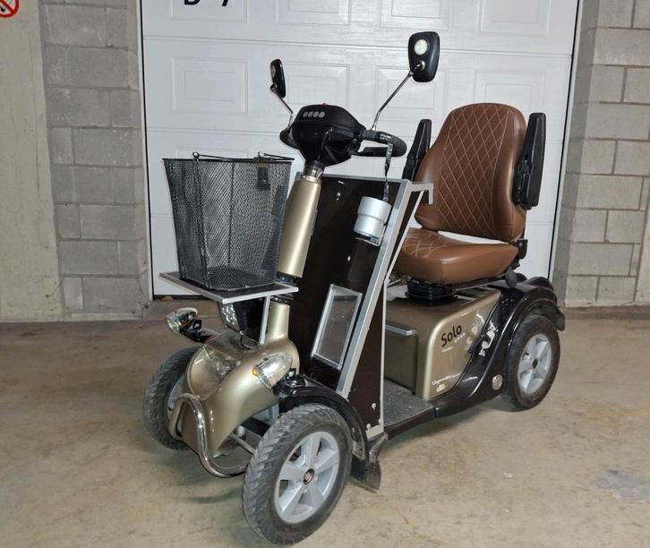 Solo 4 scootmobiel met electrische storing vrijloop, Fietsen en Brommers, Overige Fietsen en Brommers, Gebruikt, Ophalen