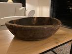 Exclusieve authenieke houten schaal diam 63 cm Hoffz nieuw, Enlèvement, Neuf