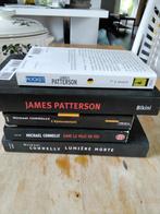 LOT DE 5 ROMANS JAMES PATTERSON/MICHAEL CONNERY, Livres, Enlèvement, Utilisé