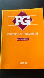 W. Decoo - Principes de grammaire, Ophalen of Verzenden, Zo goed als nieuw, W. Decoo