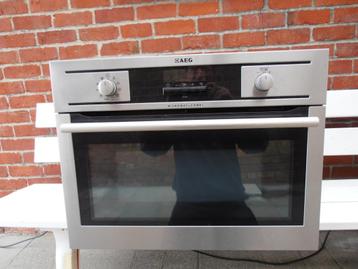combi magnetron oven, Electroménager, Encastré, Enlèvement, Utilisé, 45 à 60 cm