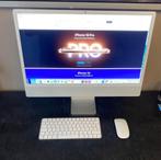 IMAC 24 ‘21 512 8GPU Silver, Ophalen, Zo goed als nieuw, IMac