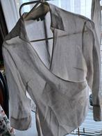 Ecru linnen Tuniek m 46/48, Kleding | Dames, Verzenden, Zo goed als nieuw, Blouse of Tuniek, Wit