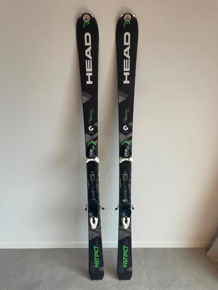 ski HEAD RAW INSTINCT Ti PRO graphene 170cm + HEAD PR 11, Sport en Fitness, Skiën en Langlaufen, Gebruikt, Ski's, Ski, Head, Carve
