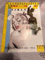 Vintage Poster 29e Europafeesten Eurogalia 87, Verzamelen, Deurposter of groter, Ophalen of Verzenden, Muziek, Rechthoekig Staand