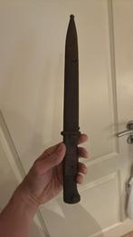 Nummergelijk schuurvondst 1944 k98 bayonet, Verzamelen, Ophalen of Verzenden, Landmacht, Mes of Dolk
