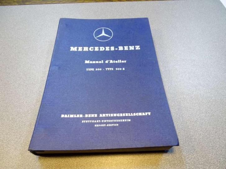 Origineel zeldzaam werkplaatsboek Mercedes Adenauer, Auto diversen, Handleidingen en Instructieboekjes, Ophalen of Verzenden