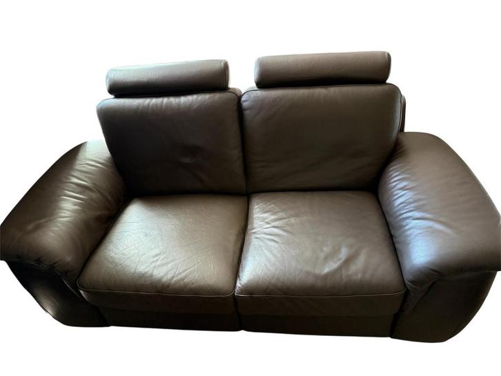 Natuzi 2 zit en club, Maison & Meubles, Canapés | Salons, Comme neuf, Banc droit, Deux personnes, Cuir, Enlèvement