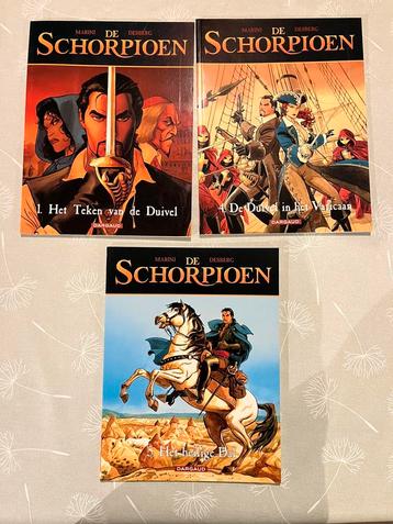 3 strips De Schorpioen (Dargaud) beschikbaar voor biedingen