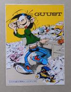 Grote Guust Flater -sticker - Franquin - Dupuis, Verzamelen, Stripfiguren, Verzenden, Guust of Robbedoes, Zo goed als nieuw, Plaatje, Poster of Sticker