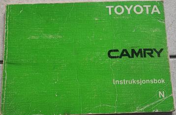 Toyota Camry 1988 Manuel du propriétaire