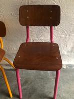 2 leuke vintage retro stoeltjes kinderstoeltjes, Ophalen of Verzenden, Metaal
