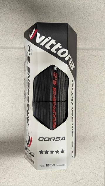 vittoria corsa graphene 2.0 700x25c buitenband beschikbaar voor biedingen