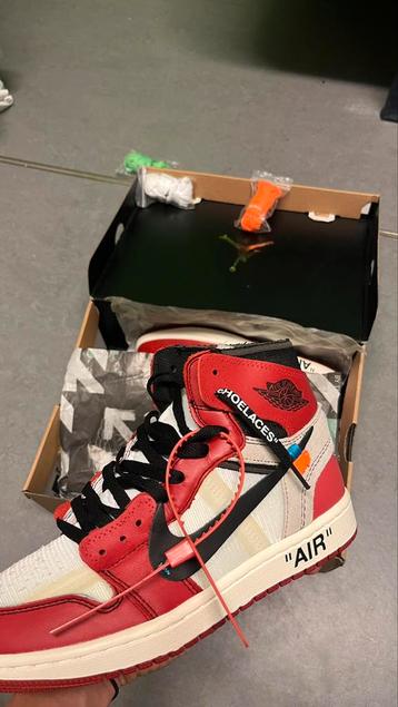 Jordan 1 off white chicago, Kleding | Heren, Schoenen, Ophalen, Zo goed als nieuw