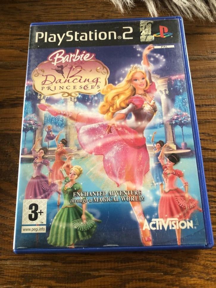 PS2 Barbies 12 Dancing Princesses (1), Games en Spelcomputers, Games | Sony PlayStation 2, Gebruikt, Muziek, 1 speler, Vanaf 3 jaar