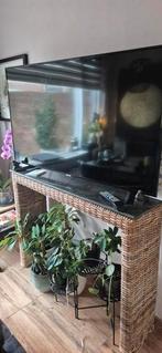 Prachtige side table met natuursteen blad, Huis en Inrichting, Ophalen, Zo goed als nieuw