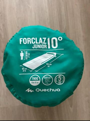 Quechua Forclaz Junior Slaapzak 10C - Groen/Rood beschikbaar voor biedingen