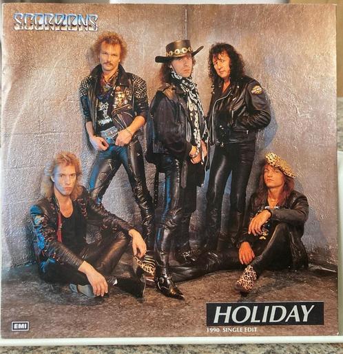 45T 7" : Scorpions - Holiday (1990 Single Edit) VG+, Cd's en Dvd's, Vinyl | Rock, Gebruikt, Ophalen of Verzenden