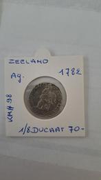 Zeeland 1/8 ducat 1782 magnifique pièce en argent ! ! !, Enlèvement ou Envoi, Argent