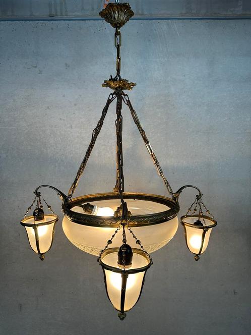 Antieke Franse kroonluchter, Antiek en Kunst, Antiek | Verlichting, Ophalen