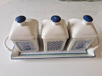 Confituurpotjes van Villeroy & Boch beschikbaar voor biedingen