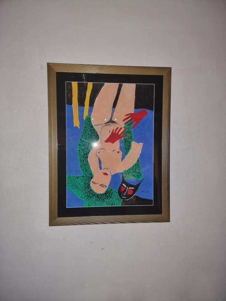 Prachtige Olie tekening Corneille, Antiek en Kunst, Kunst | Schilderijen | Klassiek, Ophalen