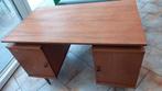Vintage houten bureau, Huis en Inrichting, Ophalen, Gebruikt, Bureau