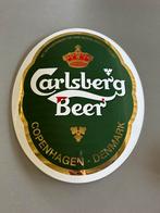 Carlsberg emaille bord, Ophalen of Verzenden, Zo goed als nieuw, Reclamebord, Plaat of Schild, Overige merken