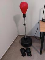 Boksbal met handschoenen, Ophalen, Zo goed als nieuw, Boksbal