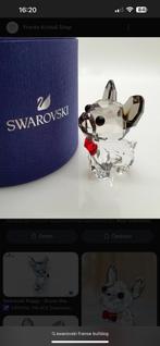Swarofski Franse Bulldog /zoekend, Verzamelen, Ophalen of Verzenden, Zo goed als nieuw, Figuurtje