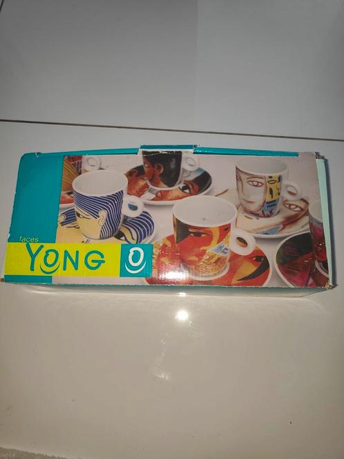 YONG koffiekopjes, Huis en Inrichting, Keuken | Servies, Kop(pen) en/of Schotel(s), Overige stijlen, Porselein, Ophalen