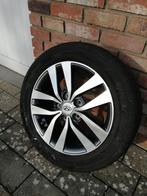 4x jantes aluminium hyundai i30, 16'' + pneus été, Auto-onderdelen, Banden en Velgen, Ophalen, Gebruikt, Band(en), Zomerbanden