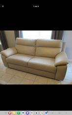 Lederen zetel, Huis en Inrichting, Zetels | Zetels, Ophalen, Zo goed als nieuw, Leer