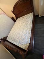 Chambre à coucher vintage, lit 140-200 avec une matelas neuf, Comme neuf, Deux personnes, Vintage