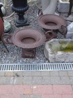 vasque avec anses en fonte pat brune-rouillé lot de 2 pièces, Enlèvement ou Envoi, Neuf
