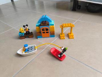 Duplo 10827 La maison à la plage de Mickey et ses amis, Enlèvement ou Envoi, Utilisé, Ensemble complet, Duplo
