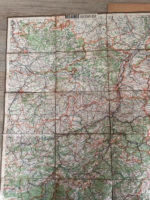 Kaart België oost, Boeken, Atlassen en Landkaarten, Zo goed als nieuw, Landkaart, België, 1800 tot 2000, Ophalen of Verzenden