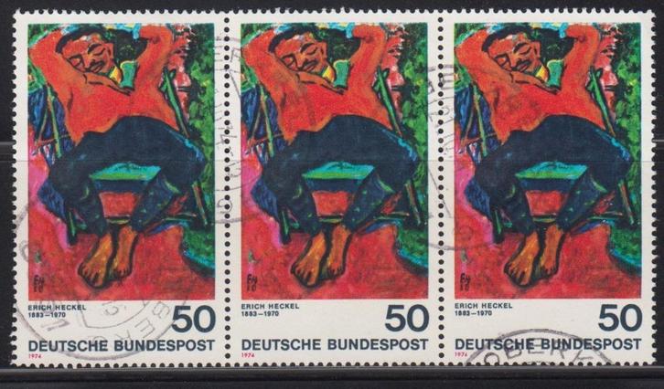 1974 - DUITSLAND - Expressionisme [II] + OBERKREUZBERG, Postzegels en Munten, Postzegels | Europa | Duitsland, Gestempeld, BRD