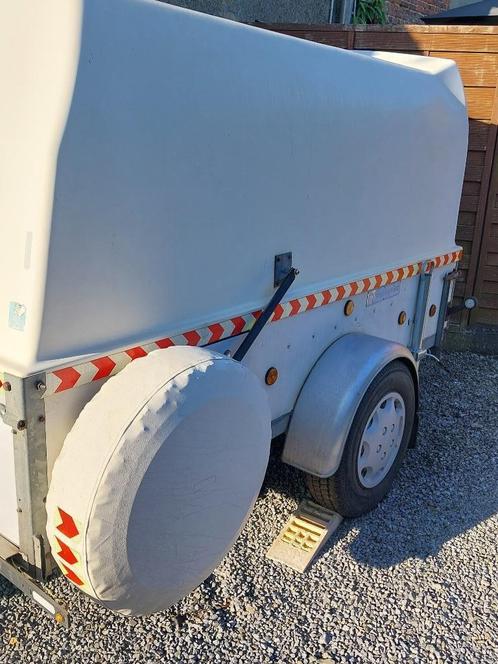 aanhangwagen 247x150x120, 750 kg Volledige optie in nikkelco, Auto diversen, Aanhangers en Bagagewagens, Zo goed als nieuw, Ophalen