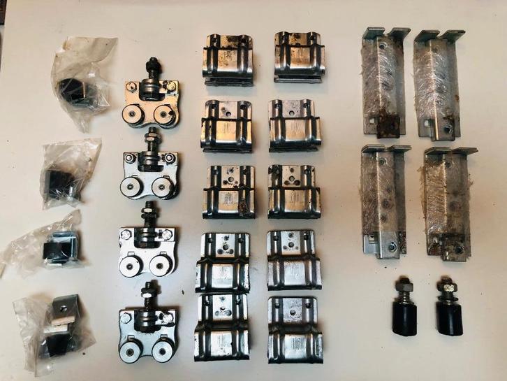 NIEUWE SET SCHUIFPOORT 2 x RAIL 6 METER, Doe-het-zelf en Bouw, Overige Doe-Het-Zelf en Bouw, Nieuw, Ophalen of Verzenden