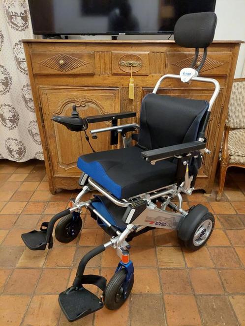 Fauteuil roulant / Chaise roulante électrique pliable en alu, Divers, Chaises roulantes, Neuf, Fauteuil roulant électrique, Pliant