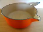 Le Creuset sauspan steelpan 22. Geëmailleerd gietijzer, Gebruikt, Gietijzer, Overige typen, Ophalen of Verzenden