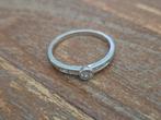 Wit gouden ring 9k, Handtassen en Accessoires, Ringen, Ophalen of Verzenden, Zo goed als nieuw, Wit