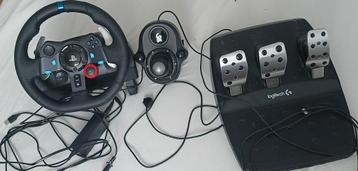 Logitech G29+ schakelpook en pedalen, Enlèvement, Comme neuf